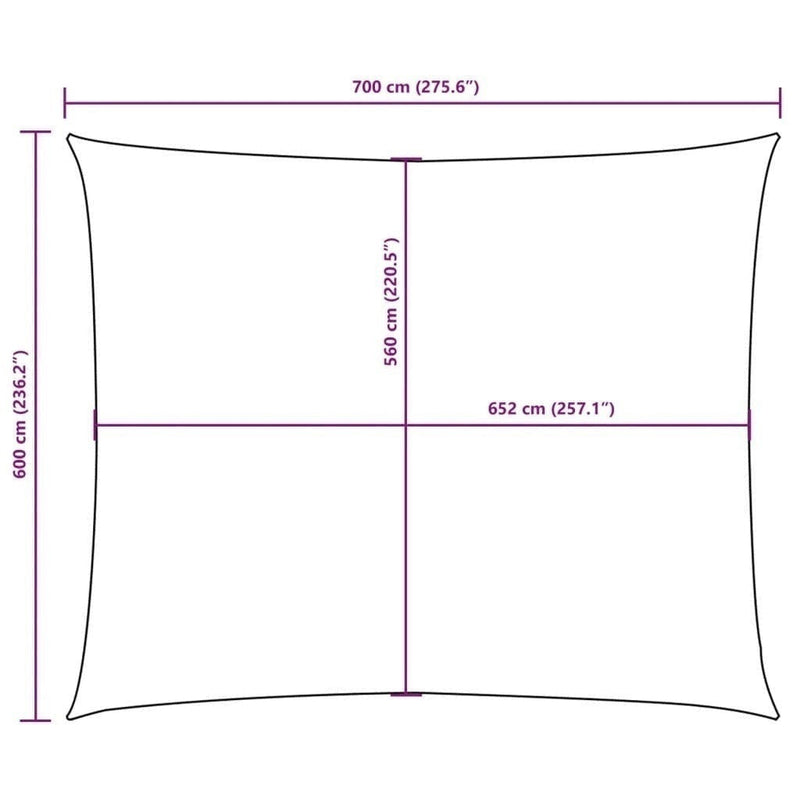 Parasole a Vela Oxford Rettangolare 6×7 m Verde Scuro - Image 170 of 250