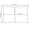 Parasole a Vela Oxford Rettangolare 6×8 m Antracite - Image 189 of 250
