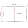 Parasole a Vela Oxford Rettangolare 6×8 m Antracite - Image 190 of 250