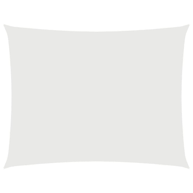 Parasole a Vela Tessuto Oxford 3,5×4,5 m Bianco - Image 191 of 250