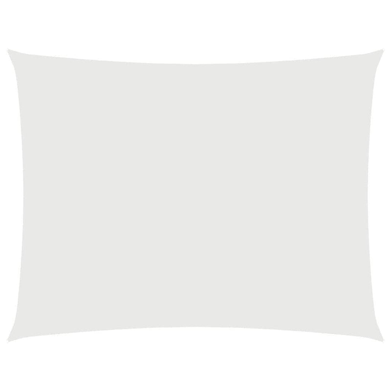 Parasole a Vela Tessuto Oxford 3,5×4,5 m Bianco - Image 193 of 250