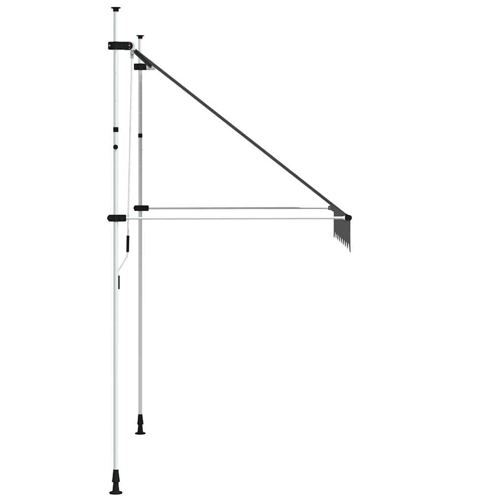 Tenda da Sole Retrattile Manuale Poliestere Rivestito PU 200 cm Antracite - Image 249 of 250