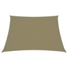 vidaXL Toldo vela trapezoidal de tela Oxford 2/4x3 m Beige - Image 198 of 250