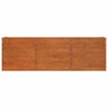 Letto Rialzato da Giardino in Acciaio Corten 240×40×77 cm Ruggine - Image 30 of 250
