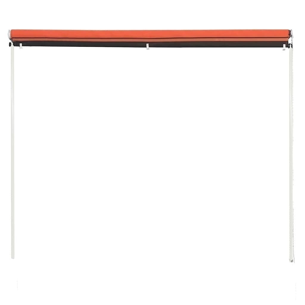 Tenda da Sole Retrattile Poliestere con Rivestimento PA 250×150 cm Arancione e Marrone - Image 133 of 250