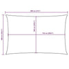 Parasole a Vela Oxford Rettangolare 6×8 m Antracite - Image 220 of 250