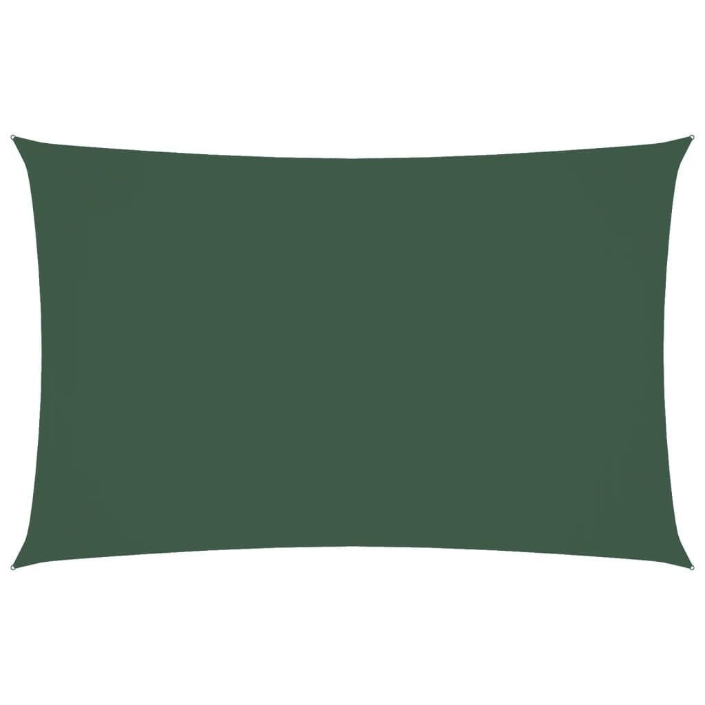 Tenda Parasole a Vela in Tessuto Oxford 4×7 m Verde Scuro - Image 194 of 211