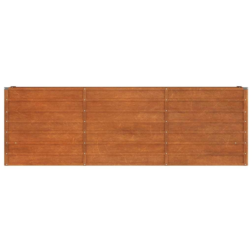 Letto Rialzato da Giardino in Acciaio Corten 240×40×77 cm Ruggine - Image 61 of 250