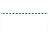 Tenda da Sole Retrattile Manuale 350×150 cm Blu e Bianco - Image 204 of 250