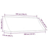 Tenda da Sole Retrattile Manuale 350×150 cm Blu e Bianco - Image 210 of 250