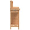 vidaXL Mobile Potting Table, Solid Fir Wood with Zinc Top, 110.5x45x124.5cm, Brown - Image 201 of 215