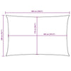 Parasole a Vela in Tessuto Oxford 2×5 m Blu - Image 119 of 250