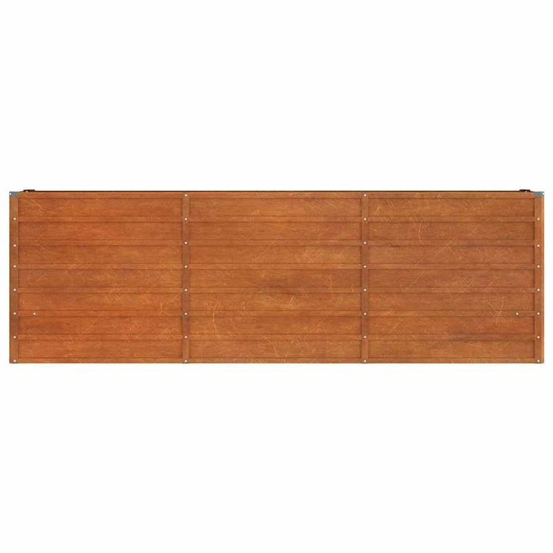 Letto Rialzato da Giardino in Acciaio Corten 240×40×77 cm Ruggine - Image 78 of 250