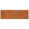 Letto Rialzato da Giardino in Acciaio Corten 240×40×77 cm Ruggine - Image 81 of 250
