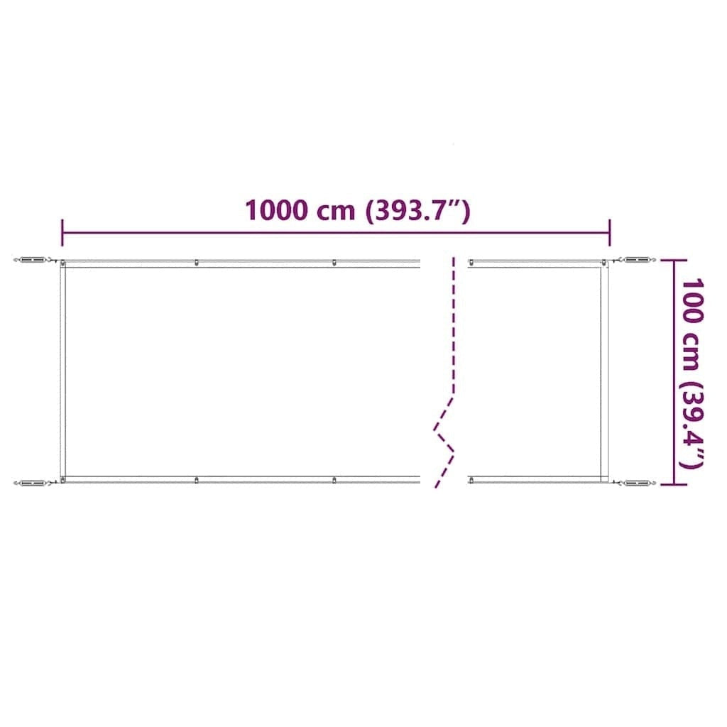 Paravento Verticale Terracotta 100×1000 cm in Tessuto Oxford - Image 101 of 250