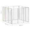 Compostiera da Giardino in Ferro Zincato 100×100×77 cm Argento - Image 27 of 250