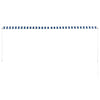 Tenda da Sole Retrattile Manuale 350×150 cm Blu e Bianco - Image 250 of 250