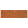 Letto Rialzato da Giardino in Acciaio Corten 240×40×77 cm Ruggine - Image 115 of 250