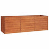 Letto Rialzato da Giardino Acciaio Corten 240×80×77 cm Ruggine - Image 203 of 250