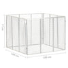 Compostiera da Giardino in Ferro Zincato 100×100×77 cm Argento - Image 52 of 250