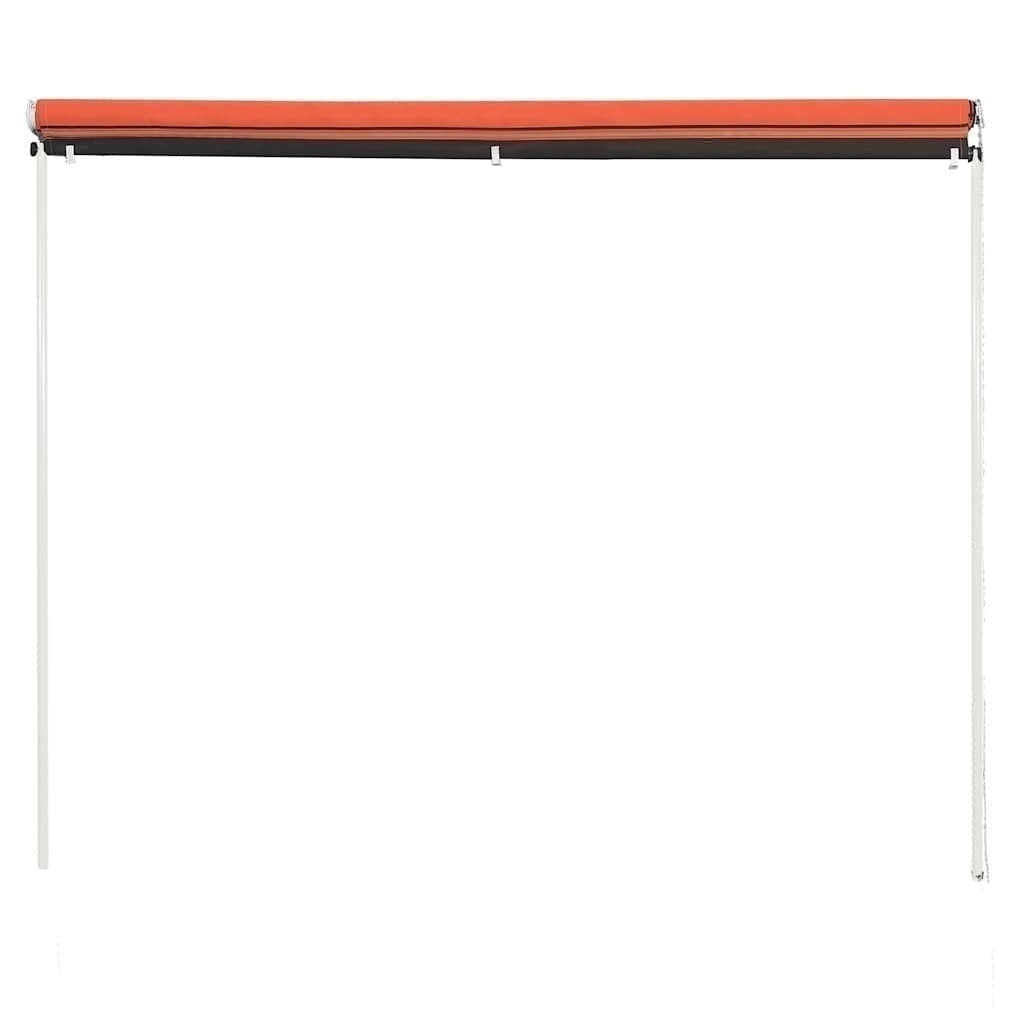 Tenda da Sole Retrattile Poliestere con Rivestimento PA 250×150 cm Arancione e Marrone - Image 192 of 250