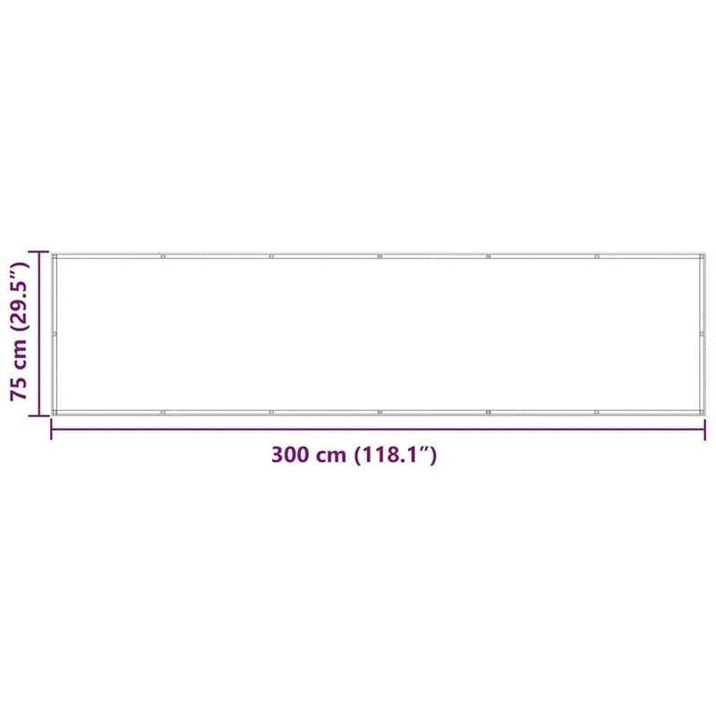 Paravento da Balcone Antracite 75×300 cm in Tessuto Oxford - Image 121 of 250