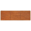 Letto Rialzato da Giardino in Acciaio Corten 240×40×77 cm Ruggine - Image 185 of 250