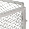 Compostiera da Giardino in Ferro Zincato 100×100×77 cm Argento - Image 91 of 250
