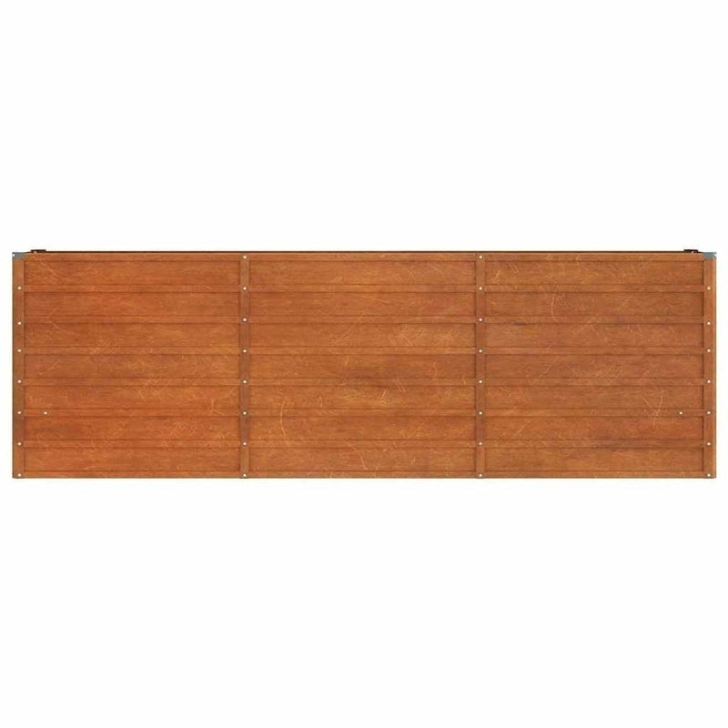Letto Rialzato da Giardino in Acciaio Corten 240×40×77 cm Ruggine - Image 235 of 250