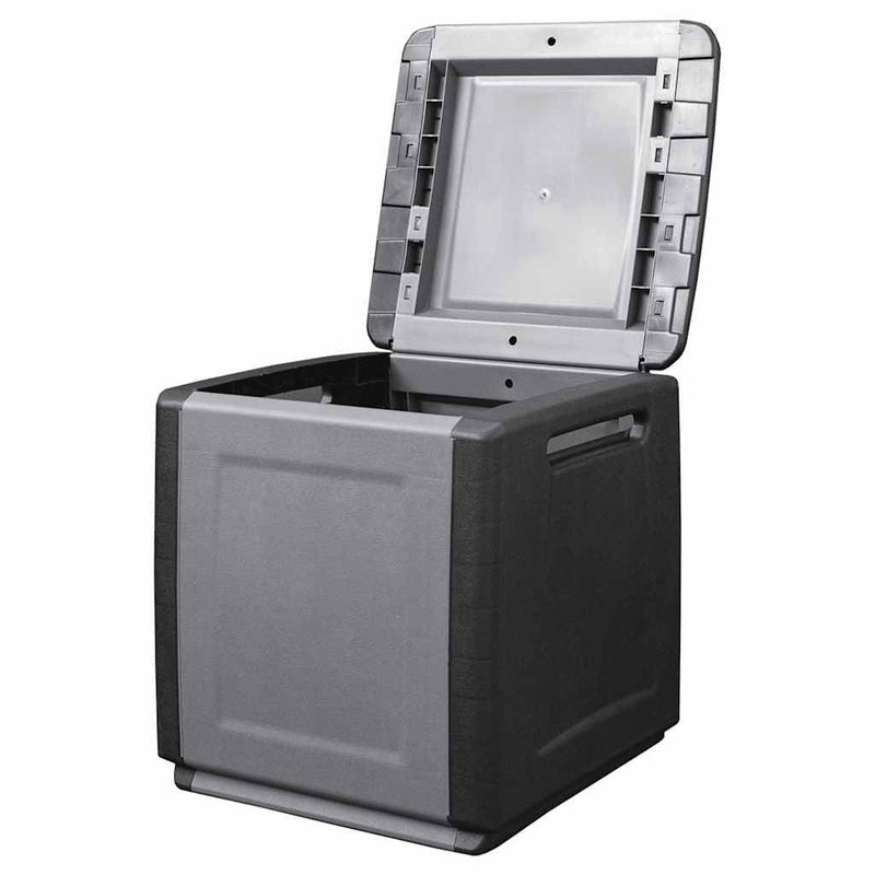 Contenitore da Giardino in PP 130 L 54×53×57 cm Grigio Scuro e Nero - Image 236 of 250