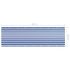 Paravento Balcone Tessuto Oxford 120×400 cm Bianco e Blu - Image 122 of 206