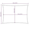 Parasole a Vela Oxford Rettangolare 3×5 m Antracite - Image 250 of 250