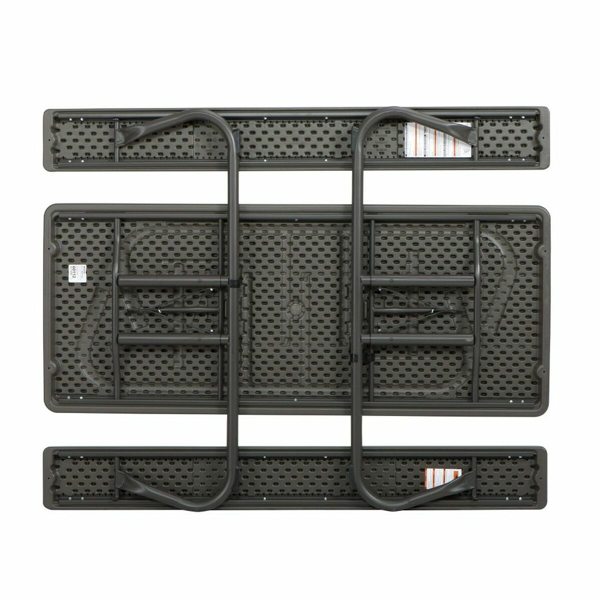 Mesa de picnic Lifetime Madera Marrón Plegable Acero Plástico 183 x 145 x 74 cm - Image 6 of 6