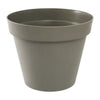 EDA Vaso Rotondo in Polipropilene Ø 60 x 47 cm Taupé con Riserva d'Acqua
