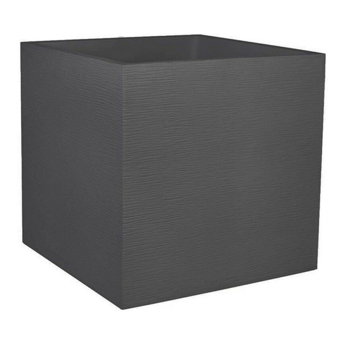 Maceta EDA CF-6540042 Antracita Gris oscuro Plástico Cuadrada 49,5 x 49,5 x 49,5 cm - Image 1 of 1
