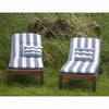 Jardin Prive Cuscino per Lettino in Cotone 180 x 56 x 10 cm Azzurro - Image 2 of 2