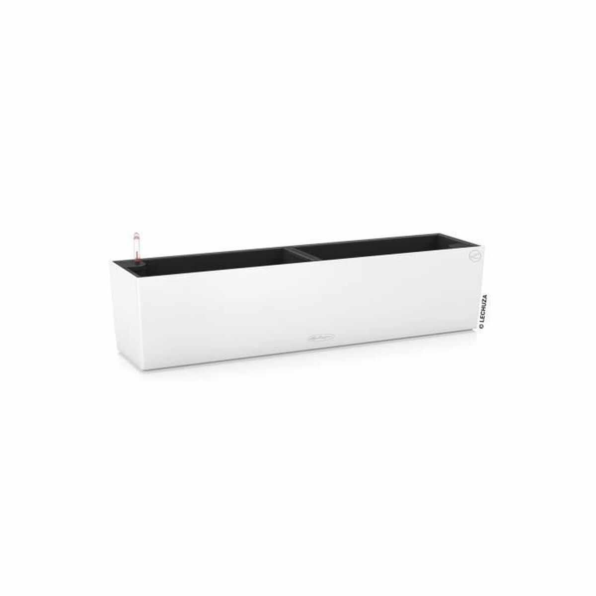 Maceta Lechuza Blanco Polipropileno Rectangular - Image 1 of 9