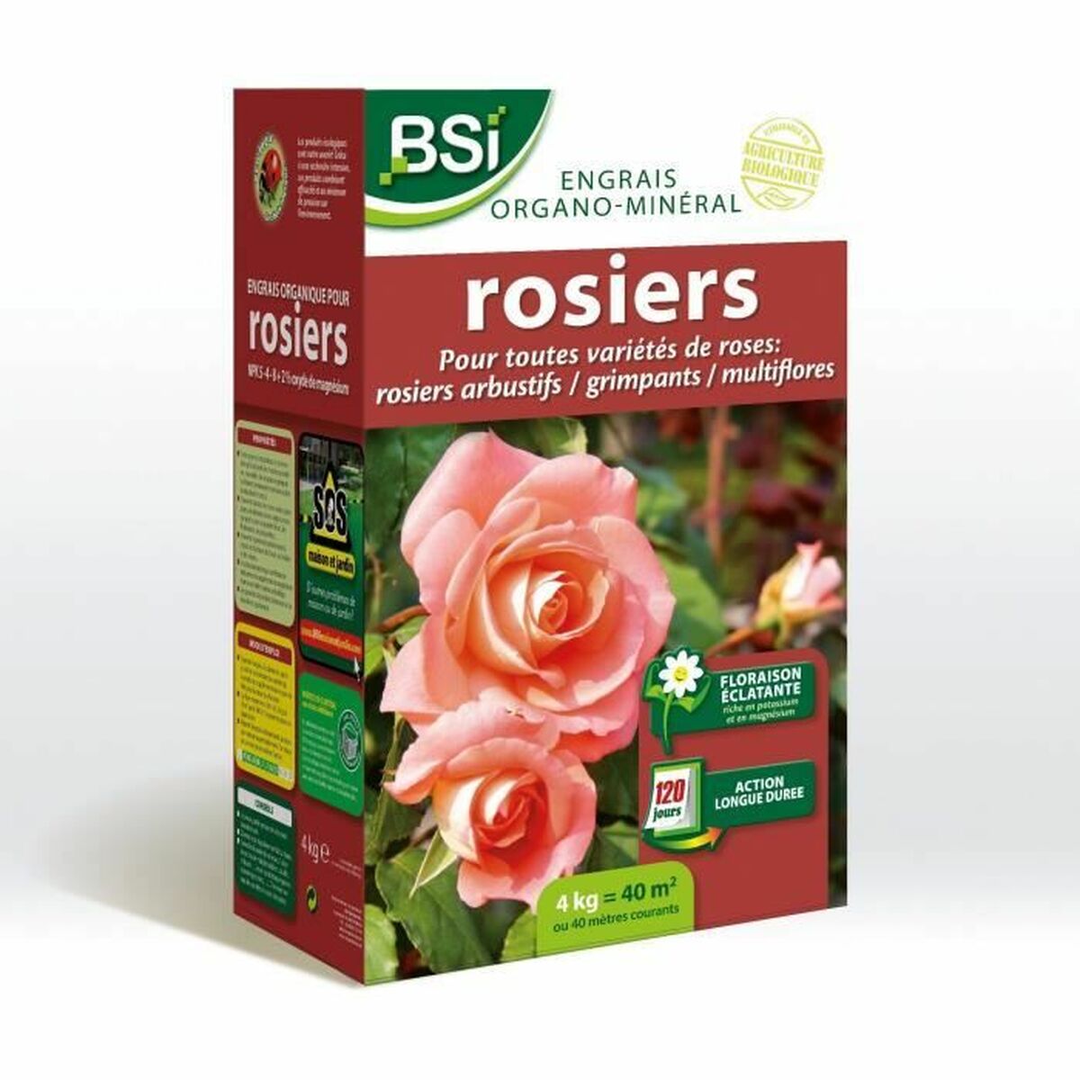 BSI Long-Lasting Action Organic Fertilizer 4 Kg - Image 1 of 2