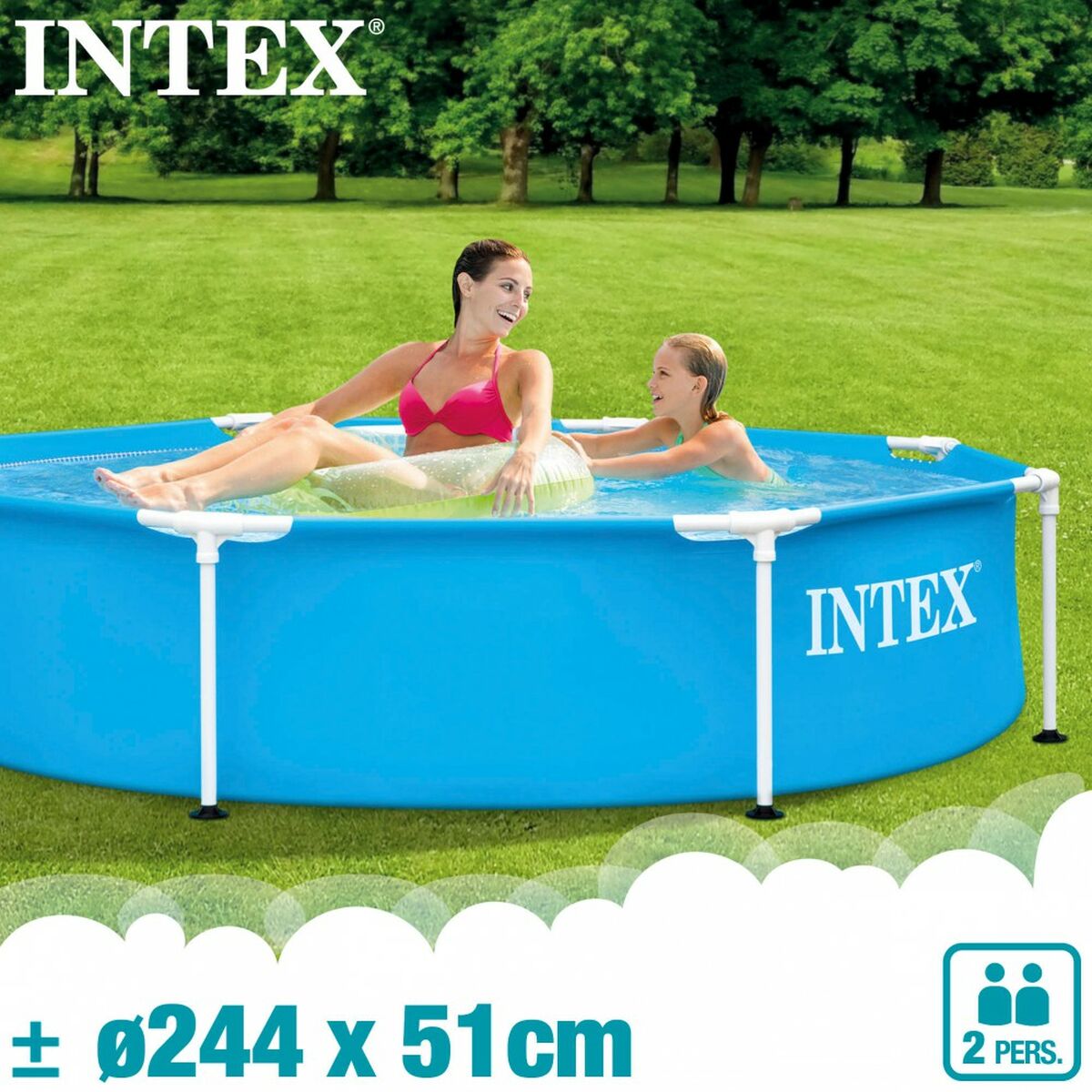 Piscina Desmontable Intex 28205NP 244 x 51 x 244 cm 1828 L - Image 7 of 7