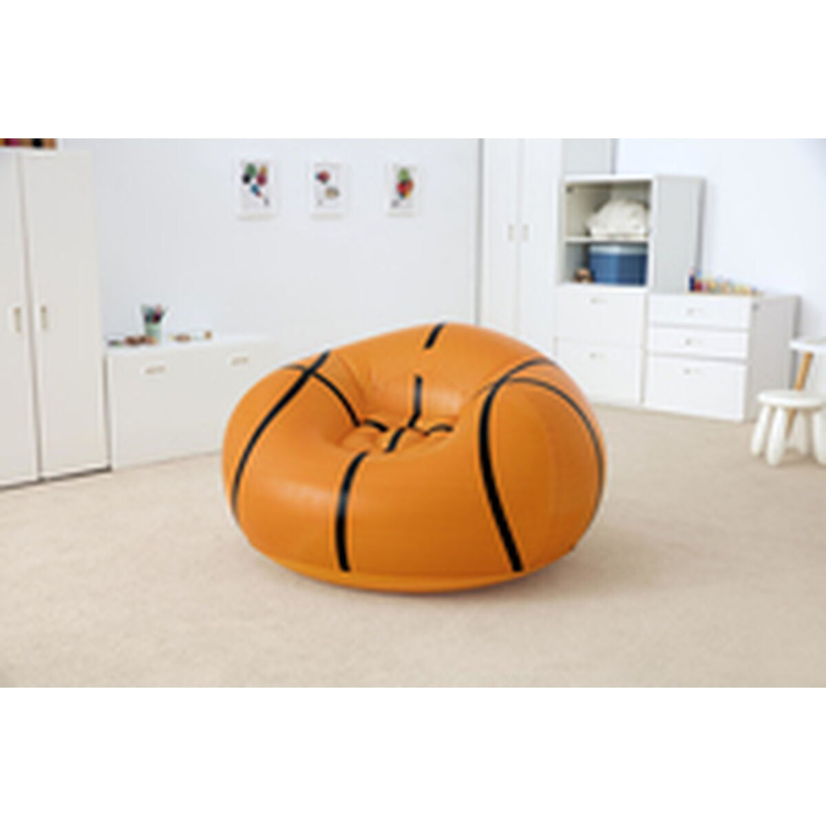 Bestway Sillon Hinchable Gigante Baloncesto 114x112x66 cm +6 Años Interior y Jardin 75103 - Image 9 of 23