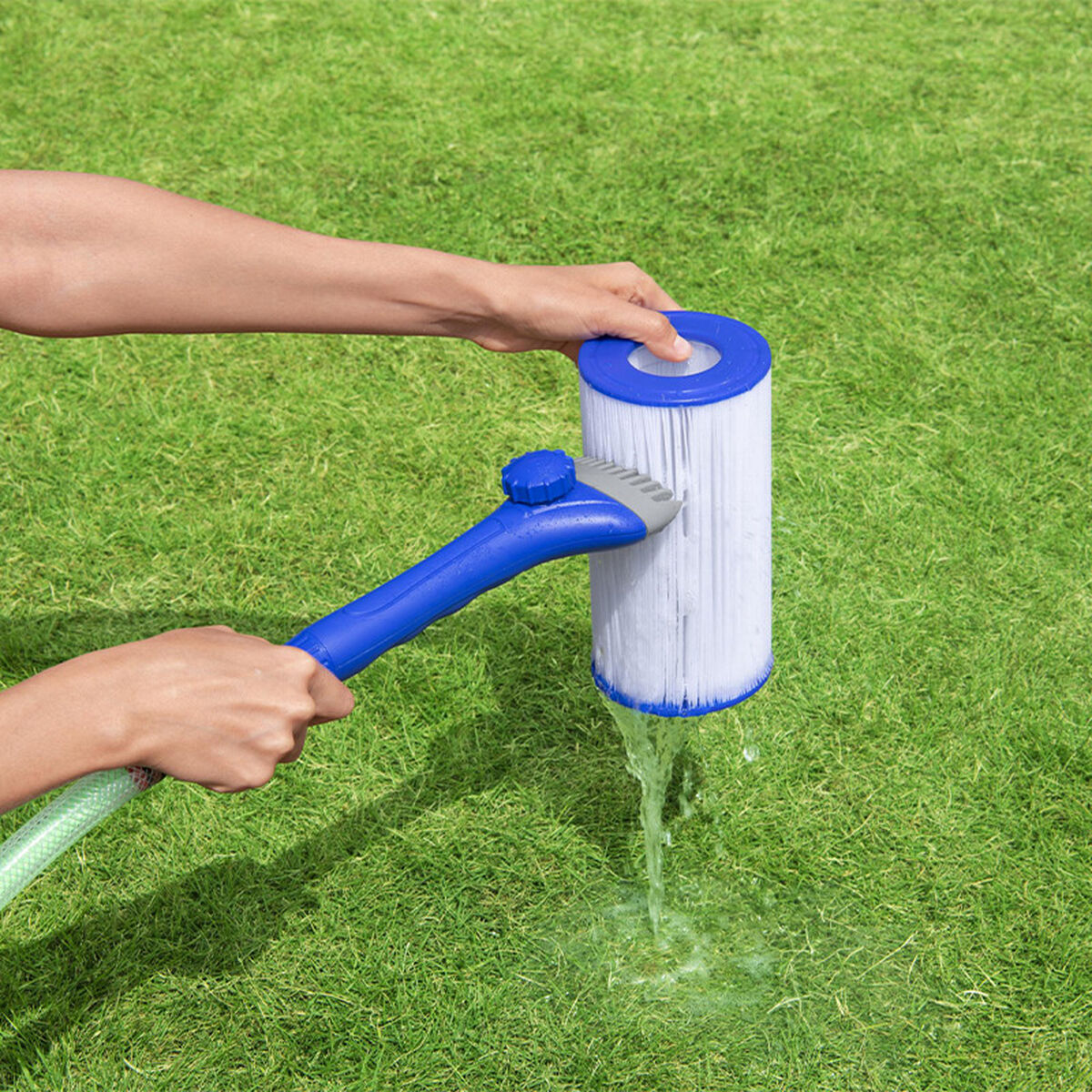 Bestway Kit Mantenimiento Piscina Limpiador de Filtro Jardin 58662 - Image 2 of 3