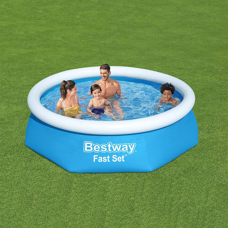 Bestway Piscina Hinchable Adulto Aro con Depurador 244x61 cm Jardin 57450 - Image 3 of 7