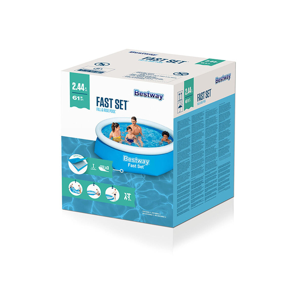 Bestway Piscina Hinchable Adulto Aro 305x66 cm Jardin 57456 - Image 15 of 20