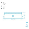 Bestway Piscina Hinchable Adulto Aro 305x66 cm Jardin 57456 - Image 12 of 20