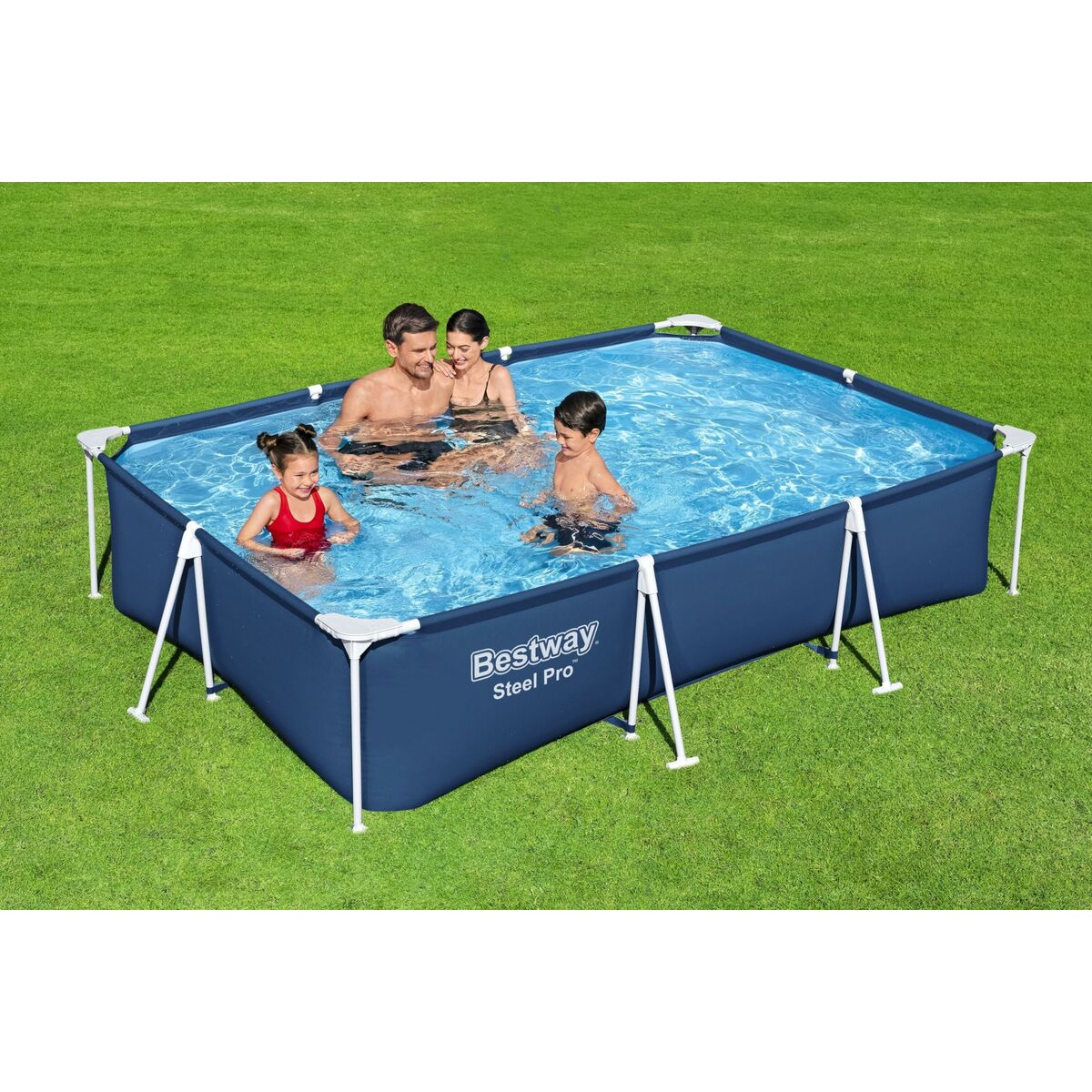 Bestway Piscina Rígida para Adultos con Depuradora 300x201x66 cm Jardín 56411 - Image 2 of 5