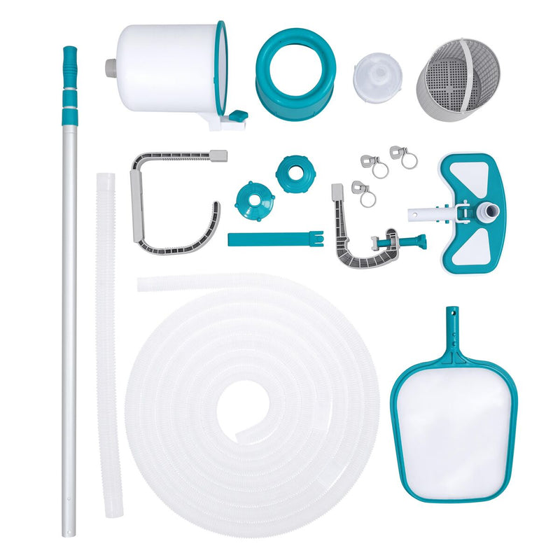 Bestway Kit Mantenimiento Piscina Conex. Depuradora Palo 279 cm Piscina y Jardin 58237 - Image 1 of 3