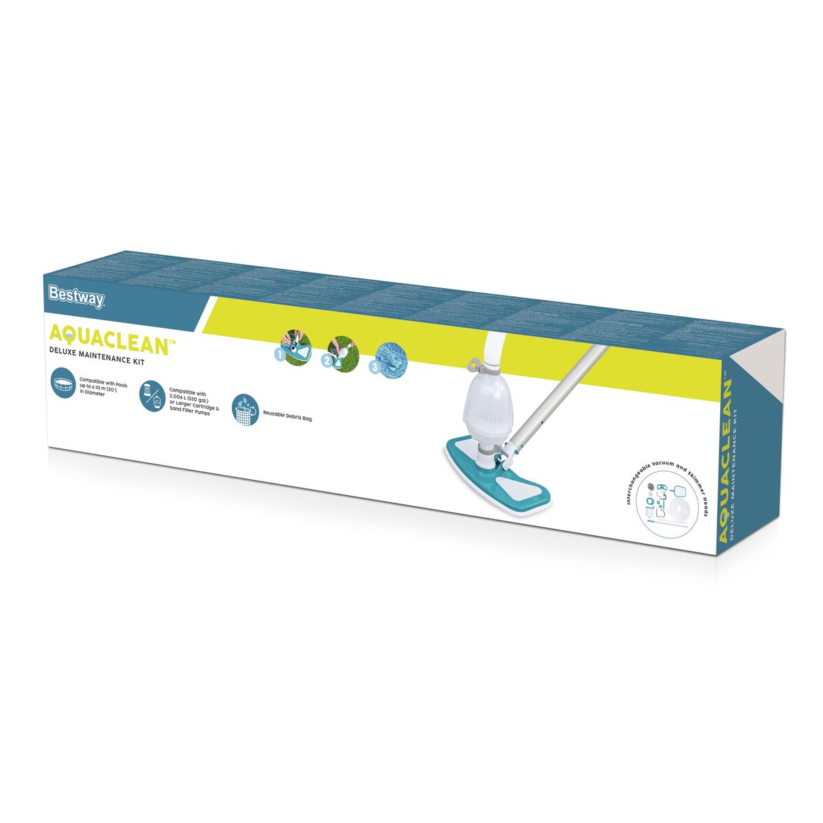 Bestway Kit Mantenimiento Piscina Conex. Depuradora Palo 279 cm Piscina y Jardin 58237 - Image 3 of 3