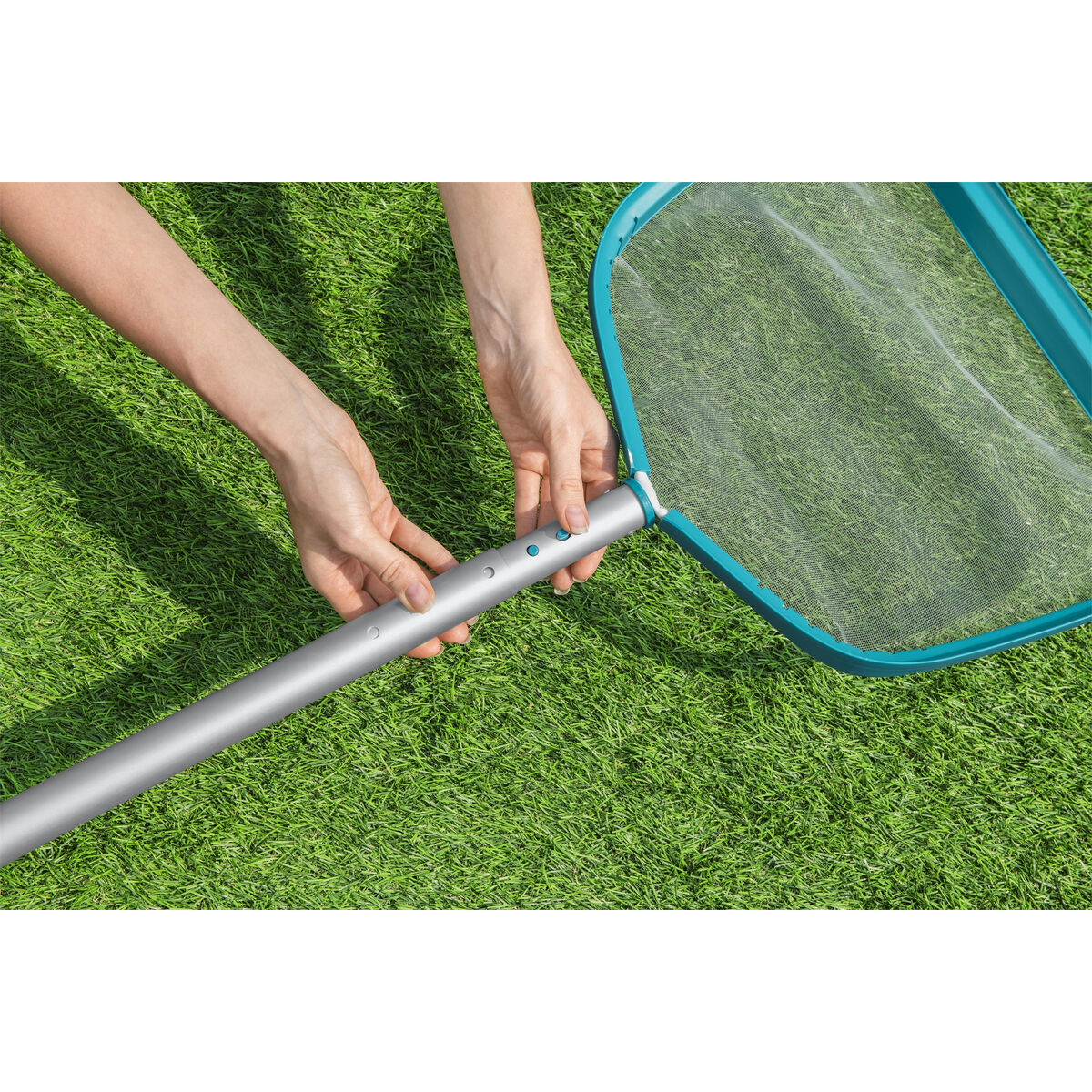 Bestway Raccoglifoglie per Piscina in Plastica 40x34 cm Azzurro - Image 19 of 23