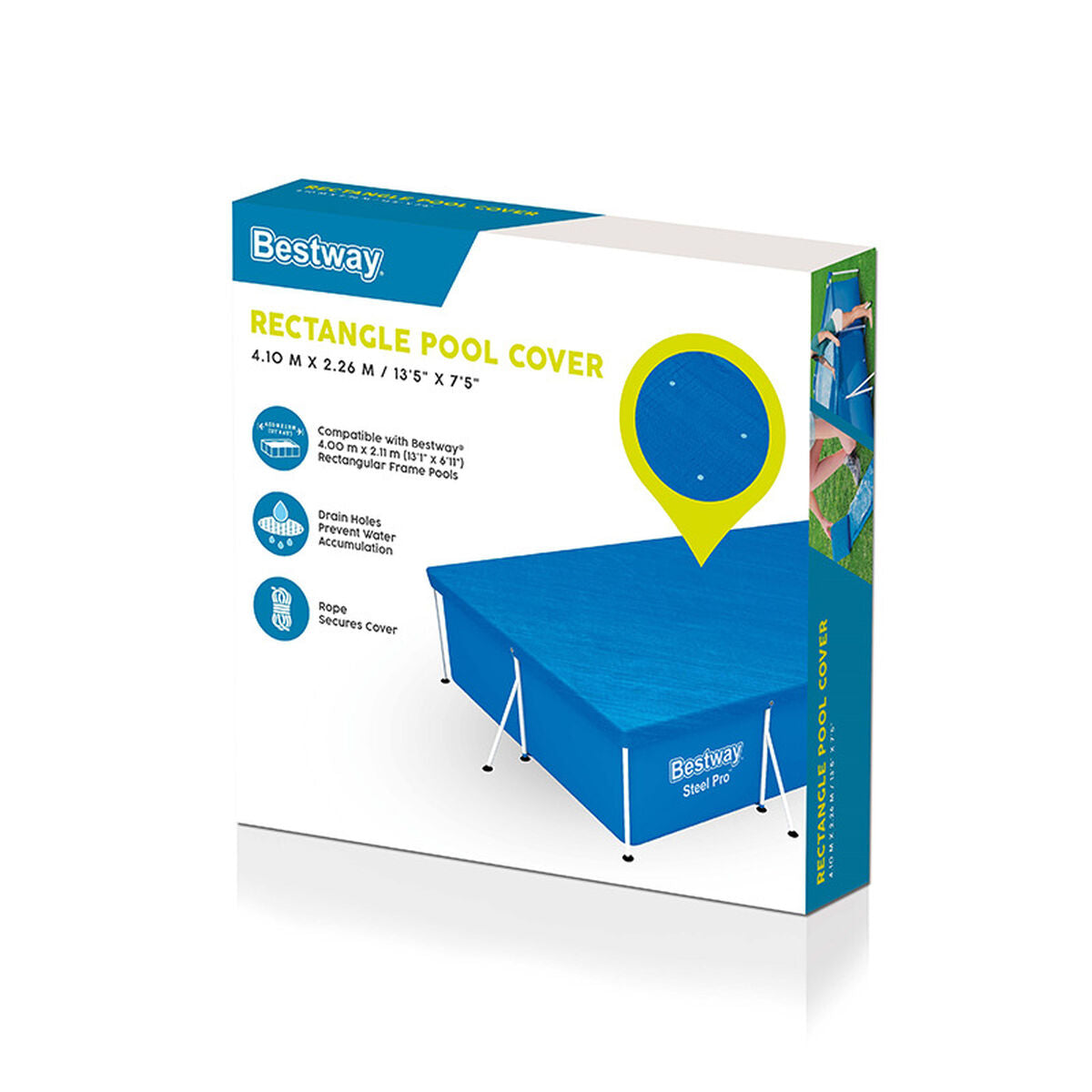 Cubrepiscinas Bestway Azul 410 x 226 cm - Image 3 of 3