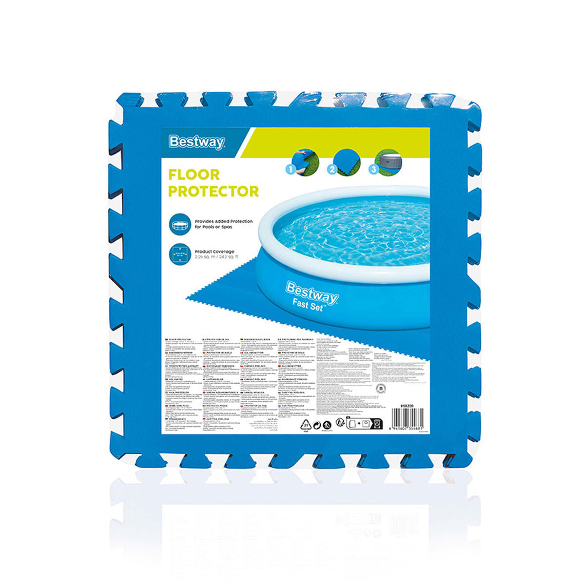 Suelo protector para piscinas desmontables Bestway 50 x 50 cm - Image 3 of 3
